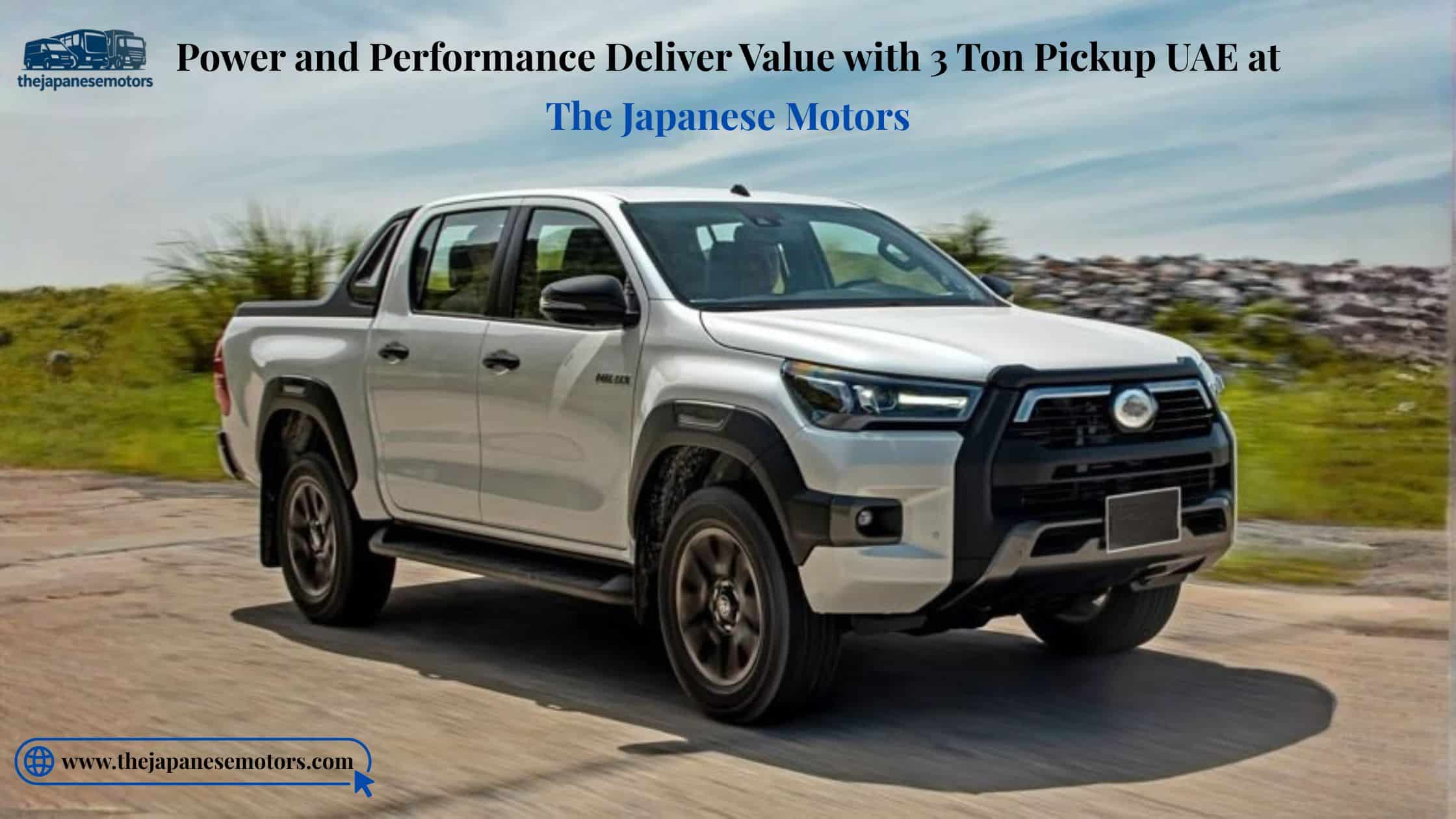 3 Ton Pickup Truck UAE